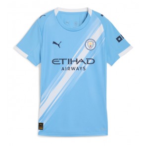 Manchester City Erling Haaland #9 Hjemmebanetrøje Dame 2025-26 Kortærmet